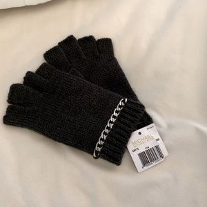 Michael Michael Kors Dark Grey fingerless gloves